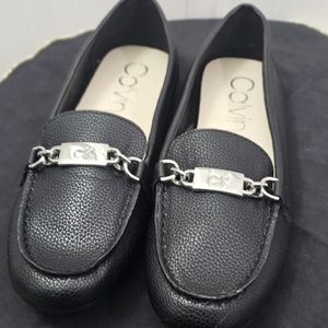 Calvin Klein Black Women's Loafer Shoes